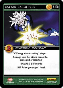 Saiyan Rapid Fire | Panini: Awakening | Starter | Normal | #S100