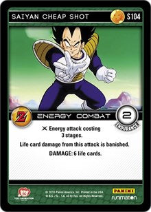Saiyan Cheap Shot | Panini: Awakening | Starter | Unspecified | #S104