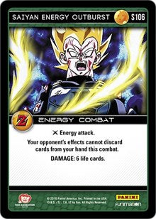 Saiyan Energy Outburst | Panini: Awakening | Starter | Unspecified | #S106