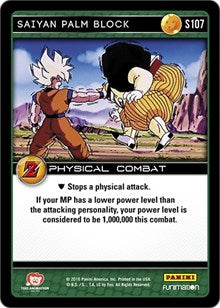 Saiyan Palm Block | Panini: Awakening | Starter | Normal | #S107