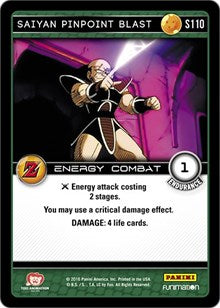 Saiyan Pinpoint Blast | Panini: Awakening | Starter | Unspecified | #S110
