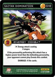 Saiyan Domination | Panini: Awakening | Starter | Unspecified | #S112