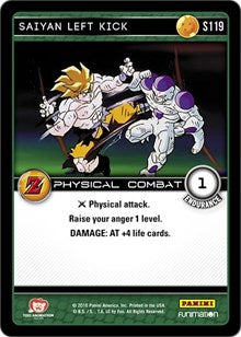 Saiyan Left Kick | Panini: Awakening | Starter | Normal | #S119