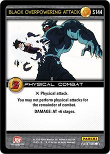 Black Overpowering Attack | Panini: Awakening | Starter | Normal | #S144
