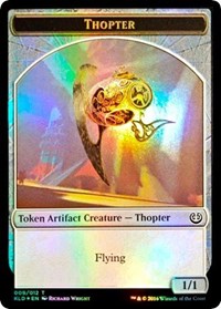 Thopter // Servo Double-Sided Token 9 // 5 T Foil
