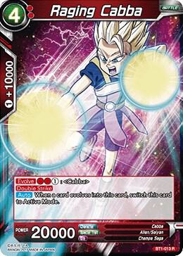 Raging Cabba BT1-013 Rare