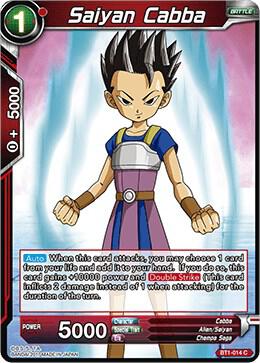 Saiyan Cabba (2017) BT1-014 Common