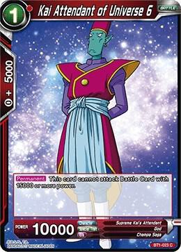 Kai Attendant of Universe 6 BT1-023 Common