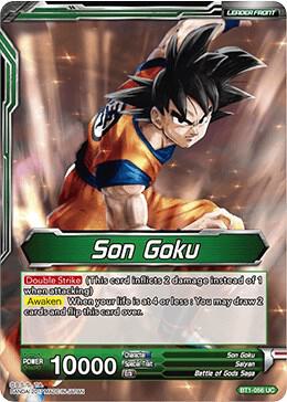 Son Goku // Super Saiyan God Son Goku BT1-056 Uncommon