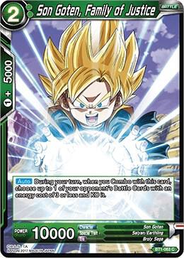 Son Goten, Family of Justice BT1-063 Common
