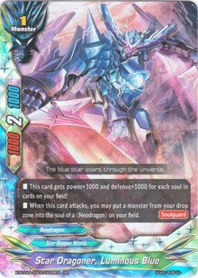 Star Dragoner, Luminous Blue | Evolution & Mutation | RR | Normal | #X-BT02A-SS02/0008EN