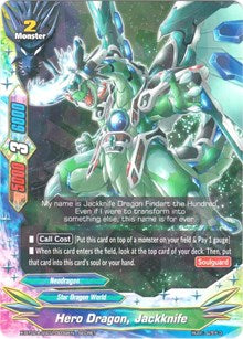 Hero Dragon, Jackknife (Secret R Foil) | Evolution & Mutation | SECRET | Normal | #X-BT02A-SS02/0039EN