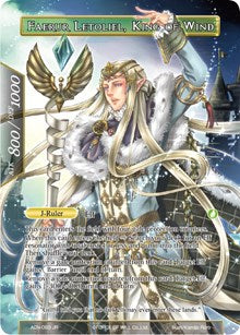 Faerur Letoliel // Faerur Letoliel, King of Wind | Ancient Nights | Rare | Foil | #ACN-093