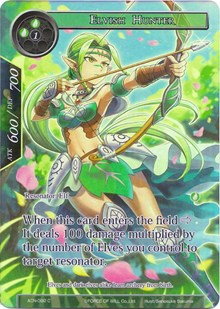 Elvish Hunter (Full Art) | Ancient Nights | Common | Foil | #ACN-092
