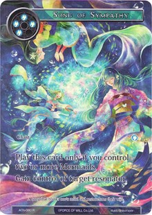 Song of Sympathy (Full Art) | Ancient Nights | Rare | Foil | #ACN-080