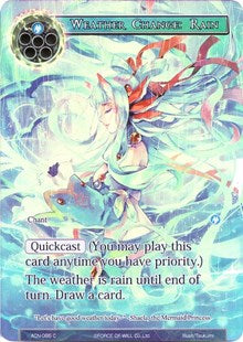 Weather Change: Rain (Full Art) | Ancient Nights | Common | Foil | #ACN-085