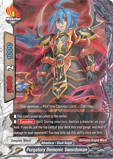 Purgatory Demonic Swordsman | LVL Up! Heroes & Adventurers! | R | Normal | #X-BT03A-UB01/0033EN