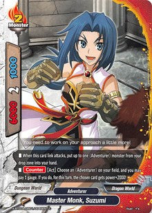 Master Monk, Suzumi | LVL Up! Heroes & Adventurers! | C | Normal | #X-BT03A-UB01/0049EN