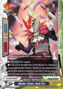 Master Clown, Dark Fox | LVL Up! Heroes & Adventurers! | C | Normal | #X-BT03A-UB01/0052EN