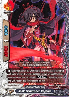 Death Summoner, Kageura | LVL Up! Heroes & Adventurers! | C | Normal | #X-BT03A-UB01/0056EN