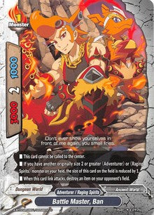 Battle Master, Ban | LVL Up! Heroes & Adventurers! | C | Normal | #X-BT03A-UB01/0058EN