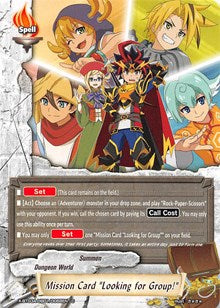 Mission Card "Looking for Group!" | LVL Up! Heroes & Adventurers! | C | Normal | #X-BT03A-UB01/0068EN