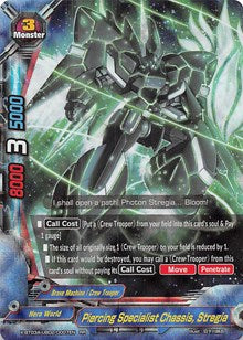 Piercing Specialist Chassis, Stregia | LVL Up! Heroes & Adventurers! | RR | Normal | #X-BT03A-UB02/0007EN