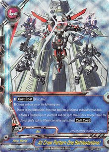 All Crew Pattern One Battlestations! | LVL Up! Heroes & Adventurers! | RR | Unspecified | #X-BT03A-UB02/0017EN