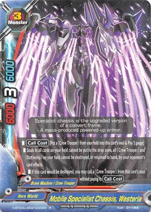 Mobile Specialist Chassis, Westeria | LVL Up! Heroes & Adventurers! | R | Normal | #X-BT03A-UB02/0022EN