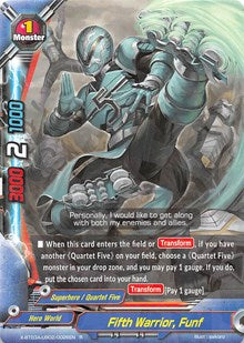 Fifth Warrior, Funf | LVL Up! Heroes & Adventurers! | R | Normal | #X-BT03A-UB02/0026EN
