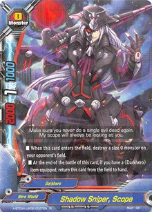 Shadow Sniper, Scope | LVL Up! Heroes & Adventurers! | R | Normal | #X-BT03A-UB02/0027EN