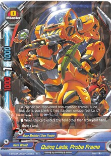 Quinq Lada, Probe Frame | LVL Up! Heroes & Adventurers! | R | Unspecified | #X-BT03A-UB02/0028EN