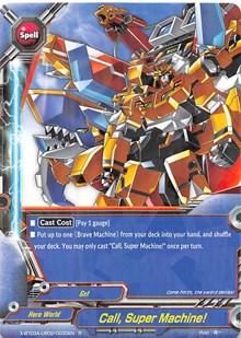 Call, Super Machine! | LVL Up! Heroes & Adventurers! | R | Unspecified | #X-BT03A-UB02/0033EN