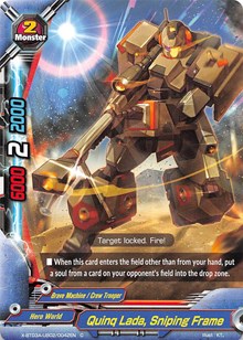 Quinq Lada, Sniping Frame | LVL Up! Heroes & Adventurers! | C | Normal | #X-BT03A-UB02/0042EN