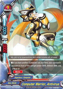 Computer Warrior, Antivirus | LVL Up! Heroes & Adventurers! | C | Normal | #X-BT03A-UB02/0050EN