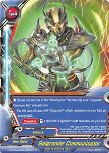 Gaigrander Communicator | LVL Up! Heroes & Adventurers! | C | Foil | #X-BT03A-UB02/0065EN