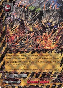 Ground Alpha | Overturn! Thunder Empire!! | RR | Unspecified | #X-BT03/0014EN