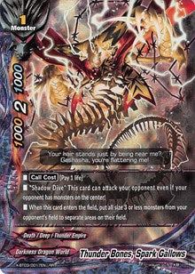 Thunder Bones, Spark Gallows | Overturn! Thunder Empire!! | RR | Normal | #X-BT03/0017EN