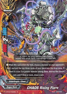 CHAOS Rising Flare | Overturn! Thunder Empire!! | R | Normal | #X-BT03/0022EN