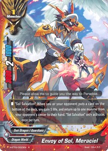 Envoy of Sol, Meraciel | Overturn! Thunder Empire!! | R | Normal | #X-BT03/0023EN