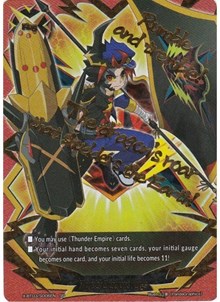 Thunder Emperor's Fangs | Overturn! Thunder Empire!! | SP | Unspecified | #X-BT03/S006EN