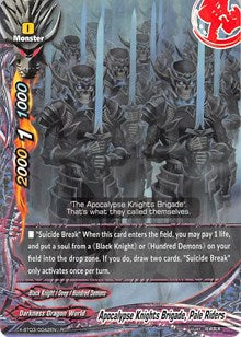 Apocalypse Knights Brigade, Pale Riders | Overturn! Thunder Empire!! | R | Normal | #X-BT03/0042EN