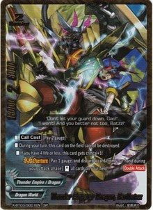 Thunder Emperor Dragon, Barlbatzz (SP) | Overturn! Thunder Empire!! | SP | Unspecified | #X-BT03/S001EN