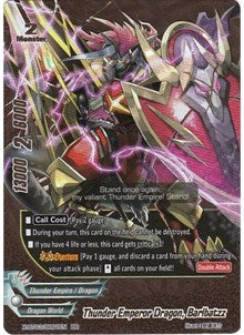 Thunder Emperor Dragon, Barlbatzz | Overturn! Thunder Empire!! | BR | Unspecified | #X-BT03/BR01EN