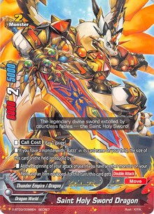 Saint Holy Sword Dragon | Overturn! Thunder Empire!! | SECRET | Normal | #X-BT03/0098EN