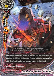 Landmine Jailer, Izmine | Overturn! Thunder Empire!! | C | Foil | #X-BT03/0094EN