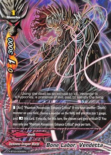 Bone Labor, Vendetta | Overturn! Thunder Empire!! | C | Foil | #X-BT03/0093EN
