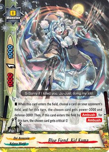Blue Fiend, Kid Kuma | Overturn! Thunder Empire!! | C | Normal | #X-BT03/0089EN