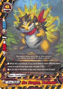 Arc Dragon, Bariballo | Overturn! Thunder Empire!! | C | Normal | #X-BT03/0083EN