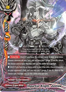 Impartial Knight, Justlaw | Overturn! Thunder Empire!! | U | Unspecified | #X-BT03/0068EN